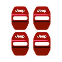 Capas De Fechadura De Porta De Carro Em Aço Inoxidável 4 PCS/Conjunto Para Jeep Renegade Compass