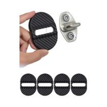 Capas De Fechadura De Porta Em Fibra De Carbono Universal, Absorção De Choque, Redução De Ruído,