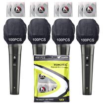 Capas de higiene para microfone TENGYES 400 unidades (pacote com 200) pretas Capas de higiene para microfone TENGYES 400 unidades (pacote com 200) pretas