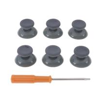 Capas De Joystick Analógico 3D Preto E Cinza Para Controle Xbox 360, 7 Peças, Peças De Reparo Para
