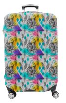 Capas de Mala Bagagem para Viagem Protetora Diversas Estampas Capas de Mala Bagagem para Viagem Protetora Diversas Estampas
