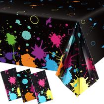 Capas de Mesa Neon Tatuo Glow Party - Plástico 274x137cm (Kit com 3)