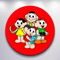 Capas De Painel Redondo Infantil Turma Amigos Gibi Cascã0 Sublimado Decoração Veste Fácil Tamanhos