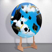 Capas De Painel Redondo Para Festa Tamanhos Grande E Mini Decoração Completa Formatura