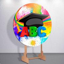 Capas De Painel Redondo Para Festa Tamanhos Grande E Mini Decoração Completa Formatura