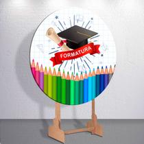 Capas De Painel Redondo Para Festa Tamanhos Grande E Mini Decoração Completa Formatura