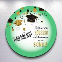 Capas De Painel Redondo Para Festa Tamanhos Grande E Mini Decoração Completa Formatura