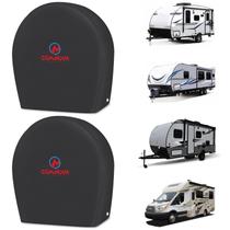 Capas de pneus para trailers Comnova, pacote com 2, impermeáveis de 30-32 polegadas