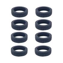 Capas De Rodas De Silicone Para Malas, Conjunto De 8 Peças, Amortecedor De Choque, Redutor De Ruído,