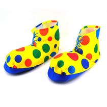Capas de sapatos Dress Up America Polka Dot Clown Satin tamanho único