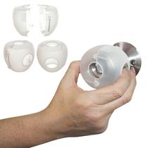 Capas de segurança Door Knob Child Proof Dreambaby, pacote com 3, brancas Capas de segurança Door Knob Child Proof Dreambaby, pacote com 3, brancas
