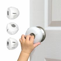 Capas de segurança Door Knob Heart of Tafiti, pacote com 6, brancas Capas de segurança Door Knob Heart of Tafiti, pacote com 6, brancas