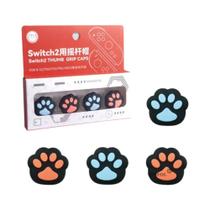 Capas De Silicone Em Forma De Pata De Gato Para Joystick Do NS Switch 2025, Protetores De Joystick, Capas De Silicone Em Forma De Pata De Gato Para Joystick Do NS Switch 2025, Protetores De Joystick,
