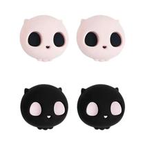 Capas De Silicone Macias E Fofas Para Joysticks E Grips De Polegar Para Proteção De Controles