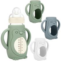 Capas de silicone para mamadeiras MAM BUSOHA, 9 oz, pacote com 3