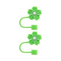 Capas De Silicone Reutilizáveis Para Canudos De Copo Stanley 2/4pcs Pontas De Flor Tampas Acessórios