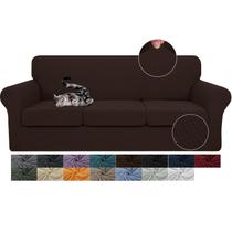 Capas de sofá JIVINER para sofá de 3 almofadas com almofada de 3 assentos