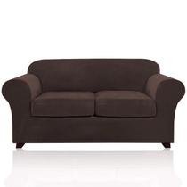 Capas de sofá PrinceDeco for Love Seat até 183 cm marrons Capas de sofá PrinceDeco for Love Seat até 183 cm marrons
