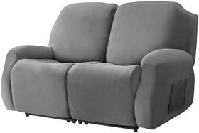 Capas de sofá reclináveis YXZN Velvet Stretch 4/6/8 peças Capas de sofá reclináveis YXZN Velvet Stretch 4/6/8 peças