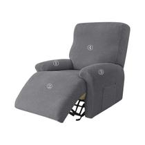Capas De Sofá Recliner Em Jacquard Elástico, Antiderrapantes, Para Poltronas De Sala De Estar