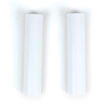 Capas de soquete Jandorf Candelabra 10cm brancas, conjunto de 2 Capas de soquete Jandorf Candelabra 10cm brancas, conjunto de 2