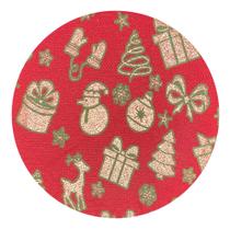 Capas de Sousplat 35cm Natal Natalina Brilhante - mumudecor