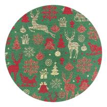 Capas de Sousplat 35cm Natal Natalina Brilhante - mumudecor