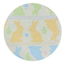 Capas De Sousplat Estampada De Páscoa Mesa Posta Coelho