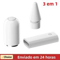Capas De Substituição Para Apple Pencil 1 Em 3 Peças Leves Com Chip Inteligente Integrado E