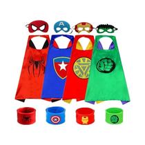 Capas De Super-Heróis Para Crianças De 3 a 12 Anos, Brinquedos De Pulseira De Desenho Animado, Capas De Super-Heróis Para Crianças De 3 a 12 Anos, Brinquedos De Pulseira De Desenho Animado,
