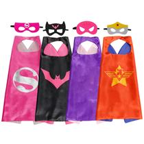 Capas de super-heróis RioRand para crianças de 3 a 10 anos, pacote com 4 Capas de super-heróis RioRand para crianças de 3 a 10 anos, pacote com 4