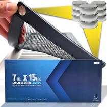 Capas de tela de ventilação, ímãs HM, malha magnética de 7 x 15 polegadas, pacote com 3