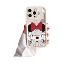 Capas de Telefone Mickey e Minnie para Xiaomi Redmi - TPU Macio e Bonito