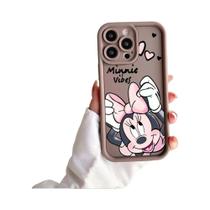 Capas de Telefone Mickey e Minnie para Xiaomi Redmi - TPU Macio e Bonito