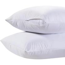 Capas de Travesseiro Brancas Clássicas 2 Unidades 51x91 cm 200 Fios Capas de Travesseiro Brancas Clássicas 2 Unidades 51x91 cm 200 Fios