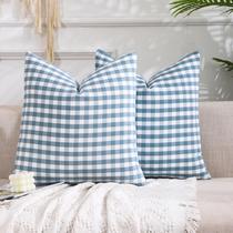 Capas de travesseiro CARRIE HOME Farmhouse Buffalo Plaid 45x45cm, 2 unidades