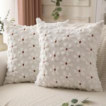 Capas de travesseiro DFXSZ Spring Summer 45x45cm Rust Color, conjunto de 2