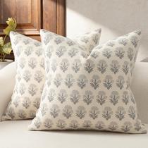 Capas de travesseiro DKWizme Farmhouse Floral 45x45cm Conjunto de 2 Capas de travesseiro DKWizme Farmhouse Floral 45x45cm Conjunto de 2
