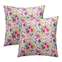 Capas de travesseiro Granbey Floral Primavera/Verão 45x45cm Conjunto de 2 Capas de travesseiro Granbey Floral Primavera/Verão 45x45cm Conjunto de 2