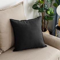 Capas de travesseiro Jeanerlor, algodão natural, linho, 60x60cm, verde Capas de travesseiro Jeanerlor, algodão natural, linho, 60x60cm, verde