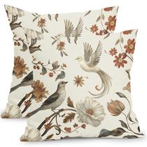Capas de travesseiro Kawani Vintage Floral 60x60cm, conjunto de 2 algodões Capas de travesseiro Kawani Vintage Floral 60x60cm, conjunto de 2 algodões