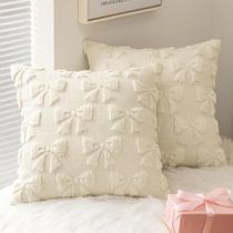Capas de travesseiro MIULEE Cream White Christmas Coquette 50x50cm