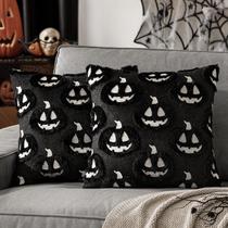 Capas de travesseiro MIULEE Fall Halloween Decor 45x45cm Pumpkin Capas de travesseiro MIULEE Fall Halloween Decor 45x45cm Pumpkin