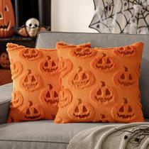 Capas de travesseiro MIULEE Fall Halloween Decor 50x50cm Laranja Capas de travesseiro MIULEE Fall Halloween Decor 50x50cm Laranja