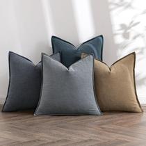 Capas de travesseiro MIULEE Linen 45x45 cm, pacote com 4 Soft Throw Capas de travesseiro MIULEE Linen 45x45 cm, pacote com 4 Soft Throw
