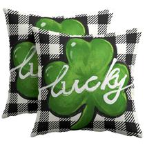 Capas de travesseiro Roverantic St Patricks Day 40x40cm Conjunto de 2