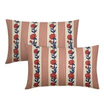 Capas de travesseiro sorfbliss Patriotic Floral 30x50cm Conjunto de 2