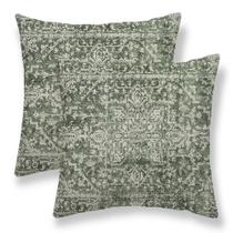 Capas de travesseiro Sunshineyan Sage Green Boho 60x60cm Conjunto de 2