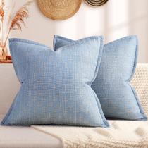 Capas de travesseiro ZWJD Soft Polyester 55x55cm Conjunto de 2