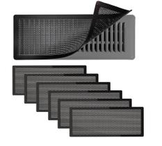 Capas de ventilação magnética Xiesaip 6 peças de malha preta de 18 x 28 cm Capas de ventilação magnética Xiesaip 6 peças de malha preta de 18 x 28 cm